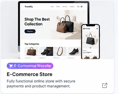 E-Commerce Website Design