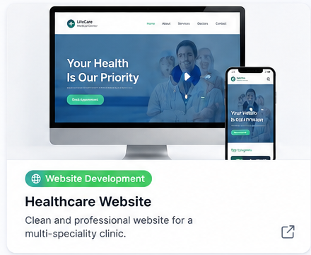 Healthcare Website Design
